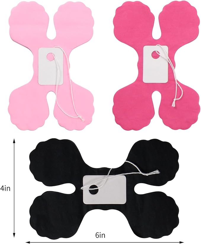 Hot Pink Black Party-Decorations Streamers Garland - 157Ft Four-Leaf Clover Hanging Banner, Wedding Engagement Bachelorette Birthday Baby Bridal Shower Decor Hugtmr