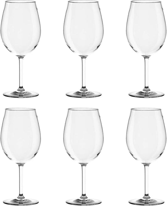 TarHong Montana Goblet, 22oz., Premium Plastic, Set of 6