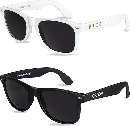 Wedding Sunglasses For Bride And Groom | Wedding Accessories & Bride And Groom Gifts For Honeymoon