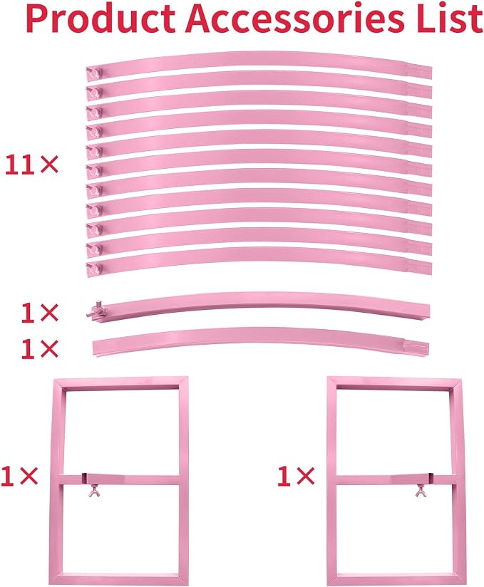 Wedding Arch Round Backdrop Stand Pink Metal Circle Backdrop Stand Circle Balloon Arch Stand Frame for Birthday Party Bridal Shower Anniversary Ceremony Candy Tables Celebration in 1.9x2.2m