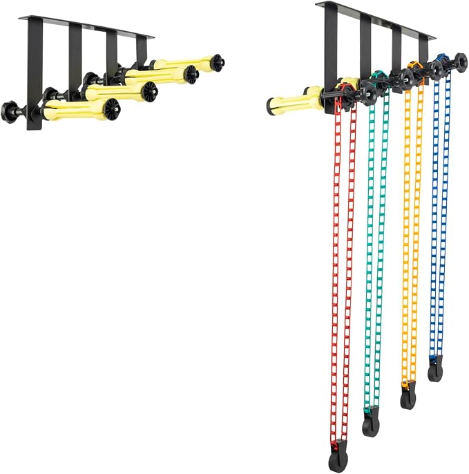 Photography Backdrop Roller Support System, 4 Rollers, Wall/Celing/Light Stand Backdrop Mount, Background Support