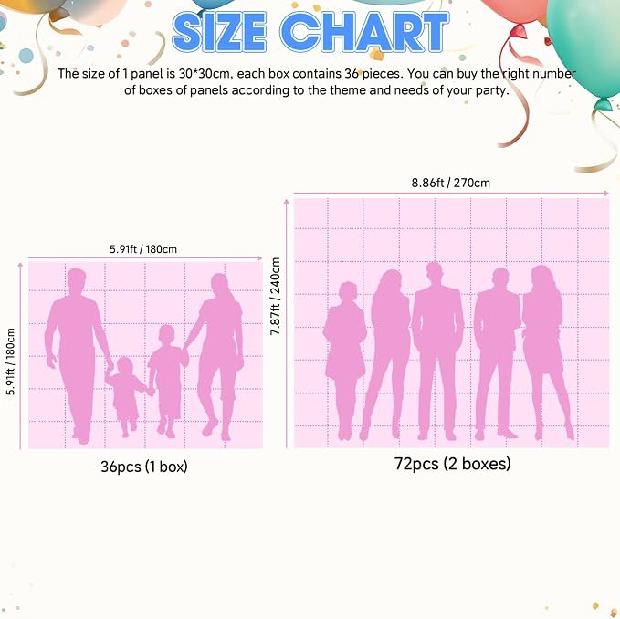 36 Pcs Iridescent Pink Shimmer Wall Backdrop Panels for Party, Mjkeomo Iridescent Pink Sequin Backdrop for Birthday Graduation Home Party Decorations Anniversary Wedding Christmas Decor