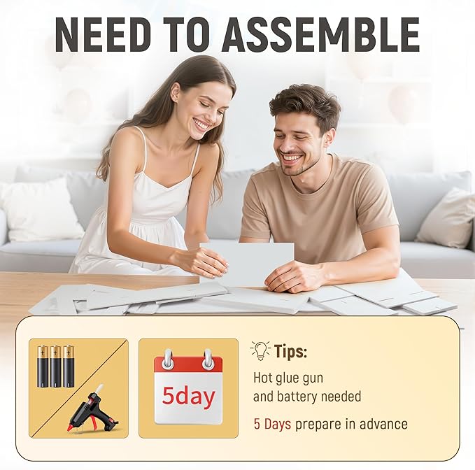 Marquee Letters 3 Feet Tall, 3FT Large Light up Letters W, Big Sign W with Warm White Light for Birthday Wedding Proposal Engagement Graduation Party Backdrop Decorations
