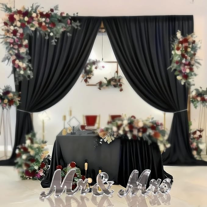 Mr & Mrs Sign for Wedding Table Decor,Large Acrylic Mr and Miss Sign,Photo Props, Freestanding Wedding Centerpiece Table Letters Wedding Decorations for Anniversary,Engagement,Party (Translucent Gray, 0.78'')