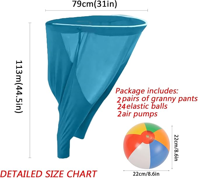 Granny Pants Yard Game, Field Day Games, Big Pants Ball Catch Game | Suitable for all ages,soft comfortable breathable fabric,sturdy durable,diverse play options adaptable to various scenarios