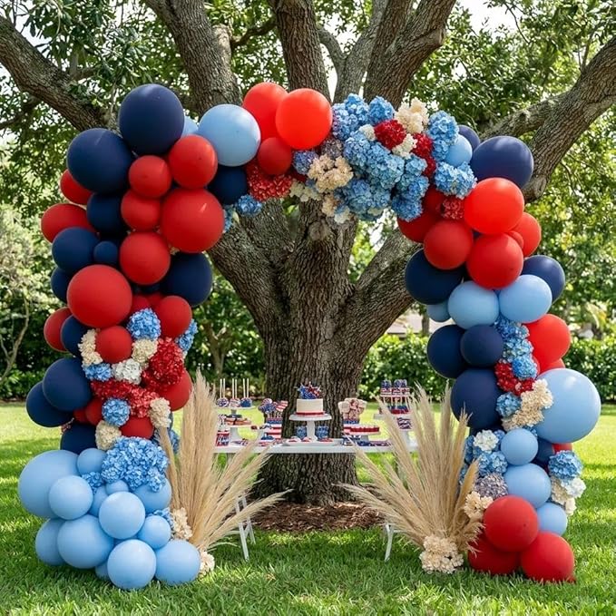 Captank Red Balloons Double Stuffed Dark Red Different Sizes Balloon Garland Arch Kit For Christmas Birthday Anniversary Wedding Proposal Bridal Shower Party Decoration