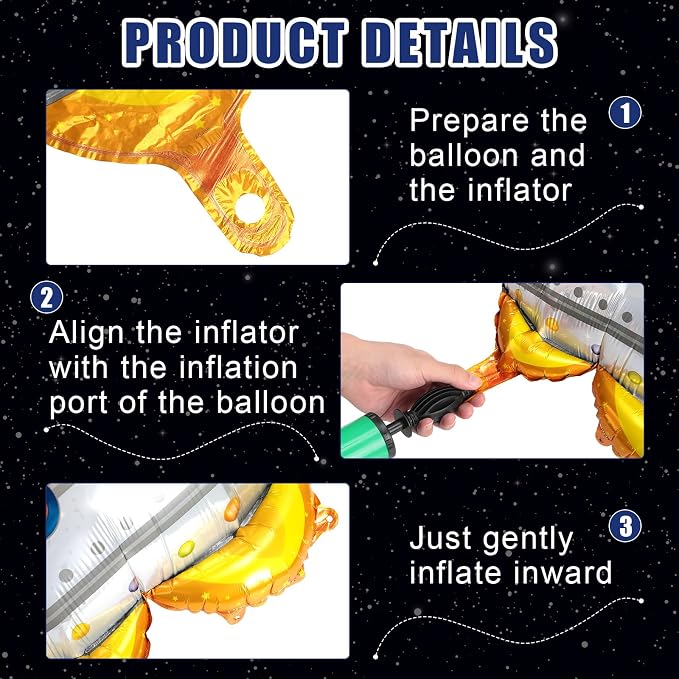 Sotiff 16 Pcs Outer Space Birthday Themed Party Decorations Supplies Includes Space Tablecloth Planet Paper Lanterns Plastic Universe Garland Astronaut Ufo Rocket Balloon for Star System