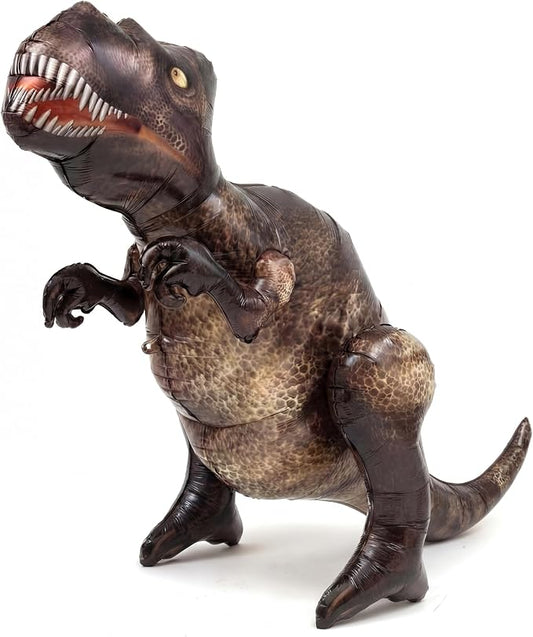 Skylety 6.1 ft x 5 ft Inflatable Dinosaur Balloon Blow up Dino Balloons Tyrannosaurus Inflatable Toy for Dino Party Birthday Decorations Gift Jurassic Theme Party Supplies