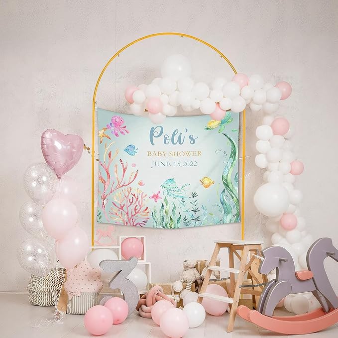 Vincidern 7.2ft Balloon Arch Backdrop Stand, Wedding Arch for Birthday Party, Baby Showers, Wedding Ceremony Graduation, Event Backdrop Decorations Metal Arch Frame Gold