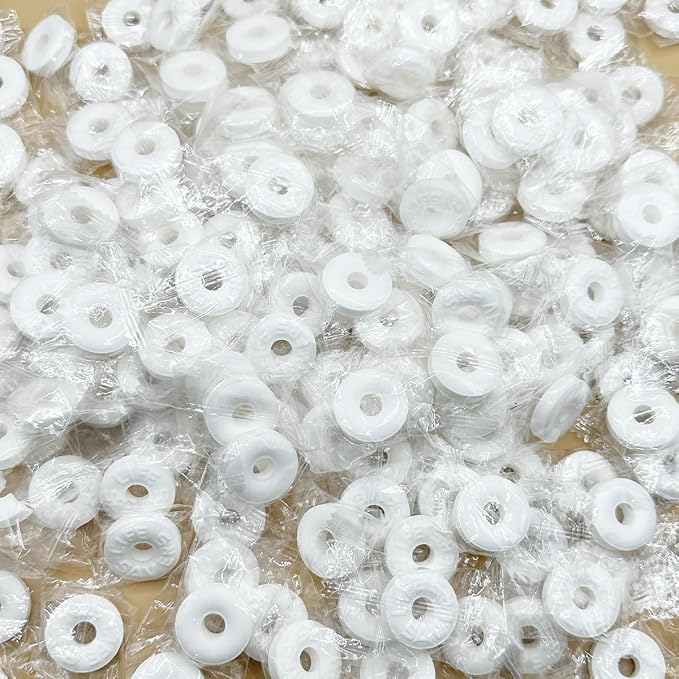 Pep O Mint Hard Candy – 2 lb Bulk Bag – Individually Wrapped Peppermint Mints with Cool, Refreshing Flavor – Perfect for Parties, Weddings, Offices & Everyday Freshness