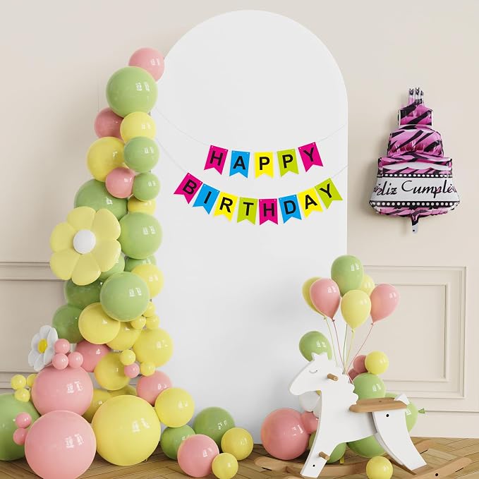 Putros Arch Backdrop Stand and Cover Set, 6ft, Gold Arch Stand with White Cover, Metal Arched Background Frame for Wedding, Birthday Party, Baby Shower, Photography Decoration