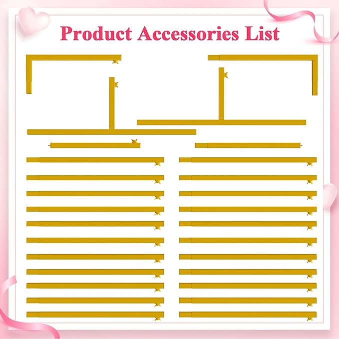 Wokceer Wedding Arch Backdrop Stand Square 8 x 8 FT Wedding Arches for Ceremony Metal Balloon Arch Frame for Wedding Birthday Party Garden Arbor Anniversary Event Decor