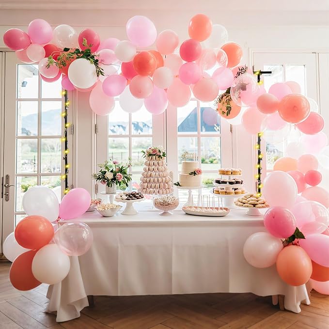 Over The Table Rod Stand with Clamps Adjustable 15''-47'' Tall 31"-90" Length Table Arch Stand with Clamps for Wedding Birthday Home Party Decoration (Black)