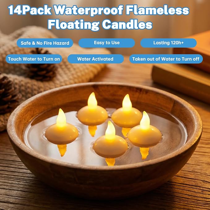 9 Set Cylinder Glass Vases with 14 Floating Candles 1150 Vase Filler 12 Pearl String, 4,6,8 Inch Tall Clear Hurricane Glass Candle Holder for Party Wedding Home Decor Centerpieces for Table Decoration