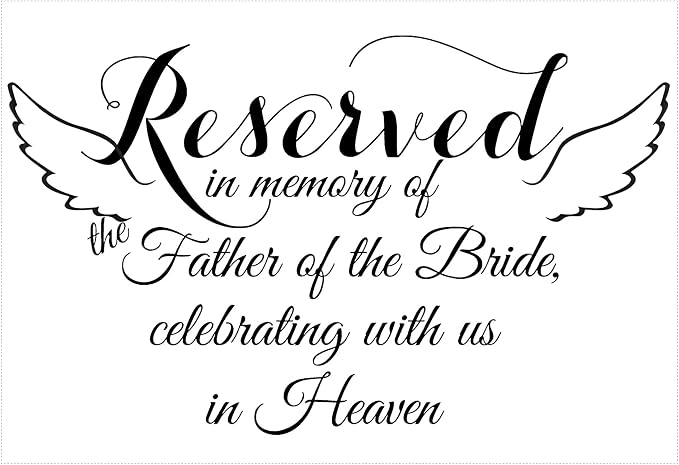 Beautifully Designed Wedding Reserved Seating Signs – Memory Table, Welcome Reception Decor, Bride & Groom Table Displays + Seating Chart