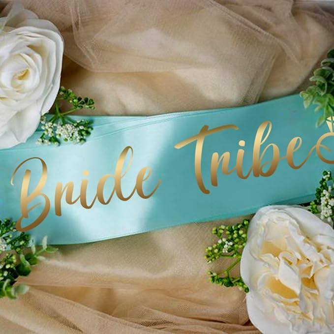 Bachelorette Sashes and Bridal Veil Set Bride Tribe Sash Bachelorette Party Favors
