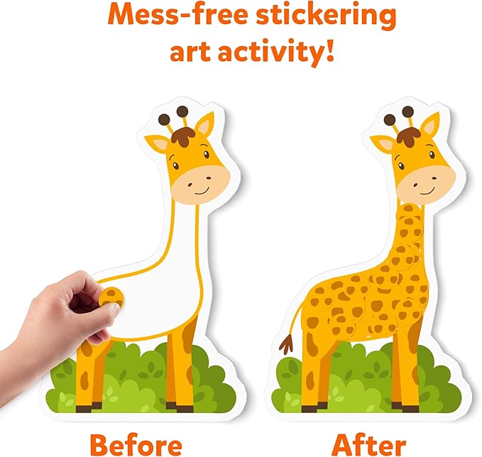 Skillmatics Party Favors (Pack of 15) - Dot It Animal Sticker Art for Kids, 500+ Stickers, Mess-Free Crafts, DIY Travel Activity, Return Gifts for Boys & Girls Ages 3, 4, 5, 6, 7