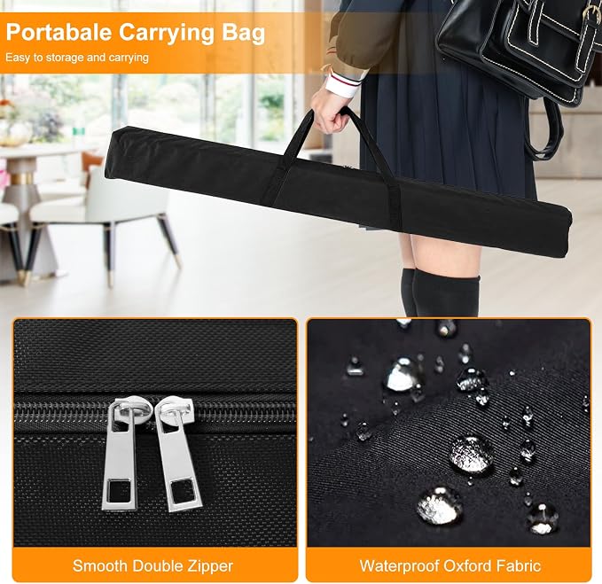 FUDESY 10 x 8ft Backdrop Banner Stand, Heavy Duty Adjustable Photo Background Stand Kit with Carrying Bag, Step and Repeat Frame Stand for Parties Wedding Trade Show Photo Booth Display
