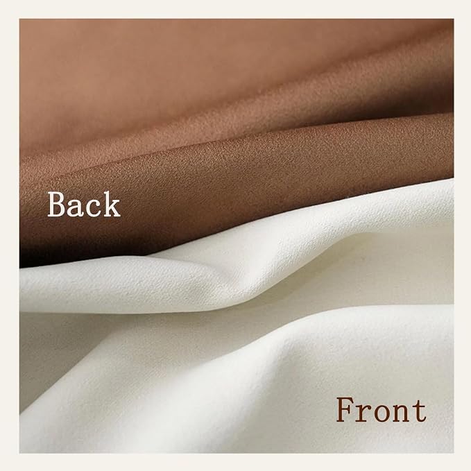 Table Cloth for Rectangle Tables, Waterproof Washable Double-Sided Tablecloth, Soft Thick Classic Table Cover for Dining, Wedding, Party Decorations - 60 x 120 Inch, Cream