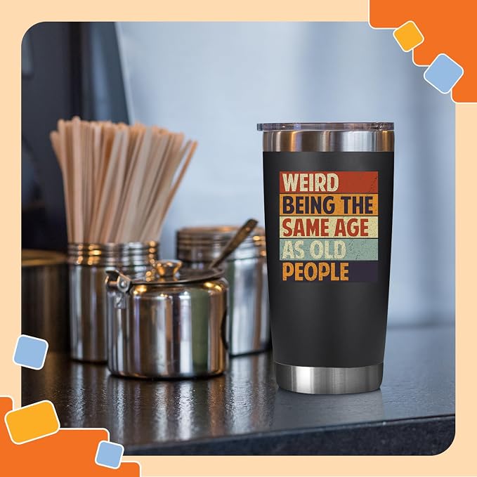 NewEleven 40th Gifts For Men Women - 40th Birthday Decorations For Men, Him, Her - Gifts For Turning 40-40 Year Old Gift For Man, Woman, Mom, Dad, Wife, Husband - 20 Oz Tumbler