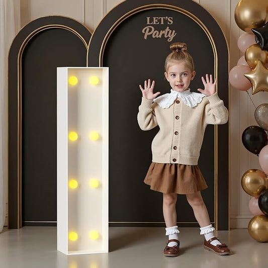 Marquee Letters 3 Feet Tall, 3FT Large Light up Letters I, Big Sign I with Warm White Light for Birthday Wedding Proposal Engagement Graduation Party Backdrop Decorations