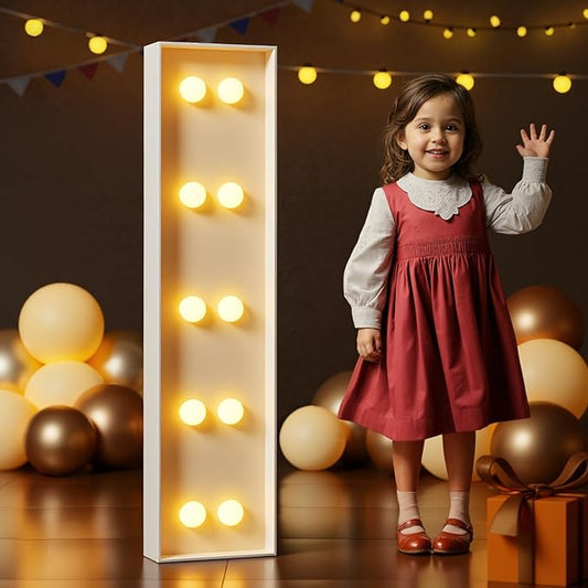 Marquee Letters 4 Feet Tall Large Light Up Letters I Happy Birthday Shower Decorations Marry Me Engagement Party Decor Yellow Light Birthday Decorations Balloon Arch Kit Foam Sign I