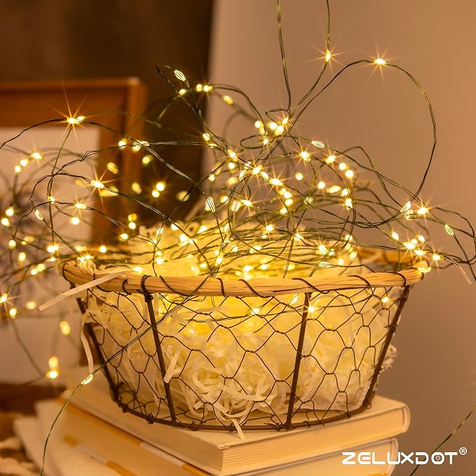 Fairy Lights Plug in,660FT 2000LEDs Waterproof Led String Lights,8 Modes Remote Twinkle Light for Outdoor Indoor Christmas Wedding Birthday Garden Party Decorations,Green Wire,Warm White