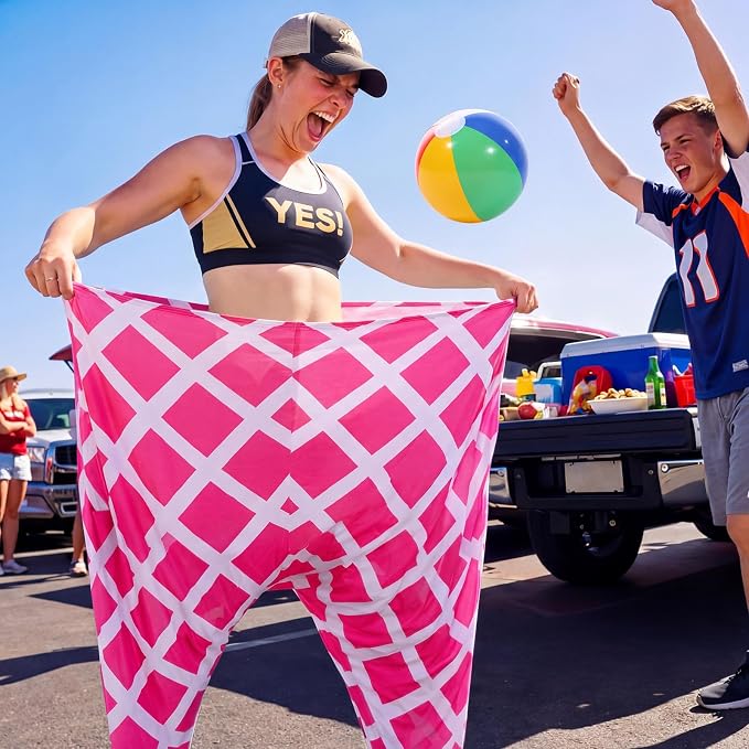 Ceenna Funny Granny Pants Game Set, Giant Pants Yard Games for Adults Players, Hilarious Team Relay Toss Race for Backyard Lawn Party Camping Family Reunion Carnival
