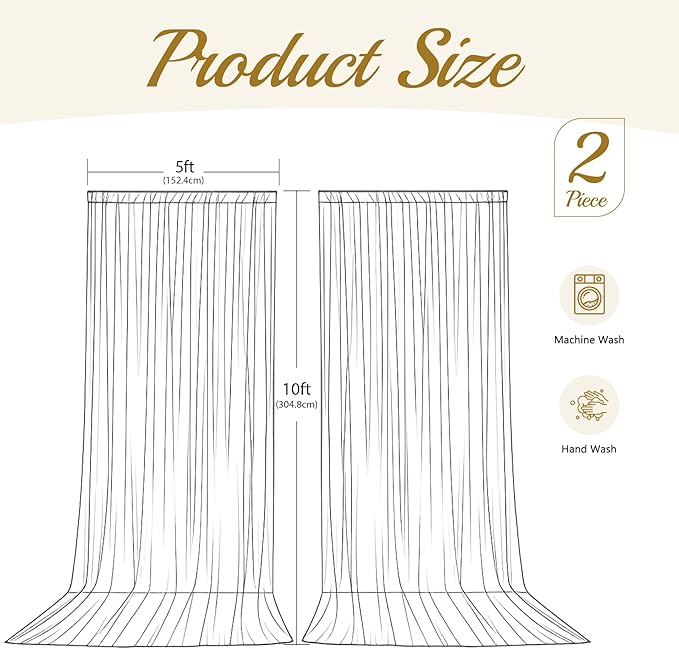 10 x 10ft Pink Backdrop Curtains, Baby Pink Wrinkle Free Draping Fabric Wedding Birthday Baby Bridal Shower Graduation Party Drapes for Backdrop Photography Photo Booth Background Decoration
