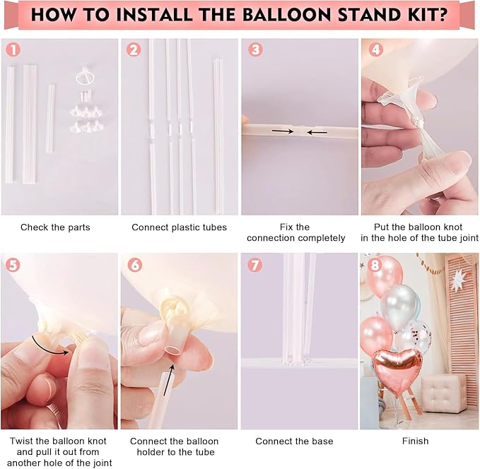 255 Pcs Rose Gold 60th Birthday Decorations for Women – Party Decoration Supplies Kit with “Happy Birthday” Banner, Balloons, Crown, Sash, Cake Topper, Tableware & Fringe Curtain for 25 Guests