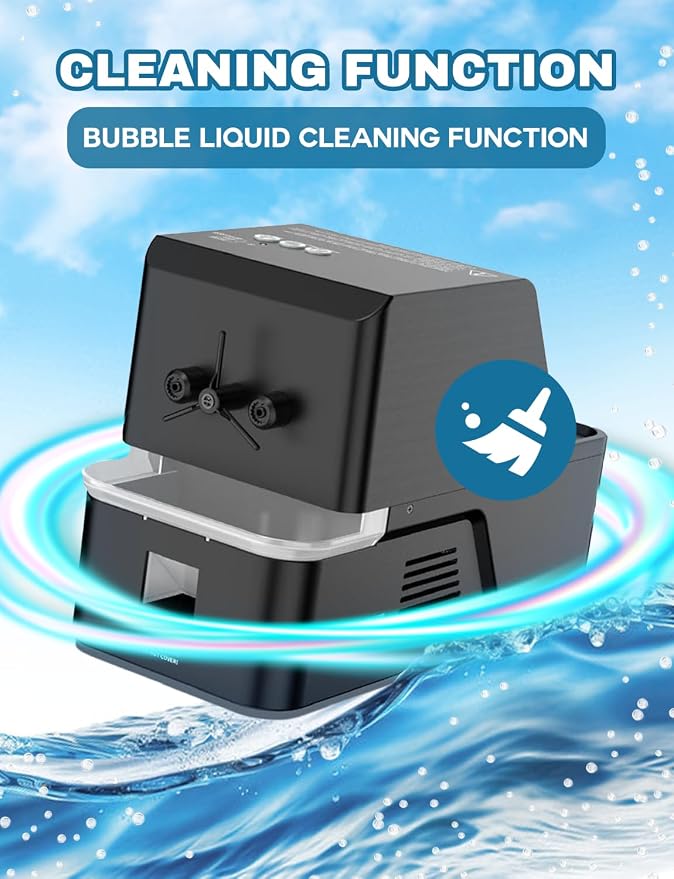 Fog Bubble Machine – 3-in-1 Bubble & Fog Machine that Creates Snow-Like Effect for Indoor and Outdoor Use - Perfect Fake Snow Maker for Christmas, Parties, Weddings, and Holiday Events