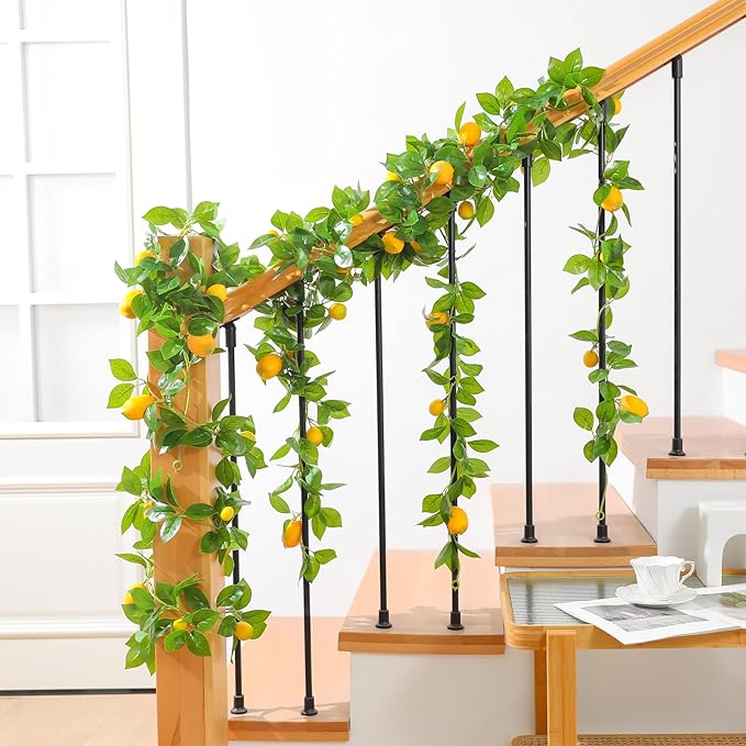 3 Strands Odorless Artificial Vines, 6FT Silk Ivy Garland, Fake Greenery Hanging Plants, Decoration for Party, Wedding, Room.