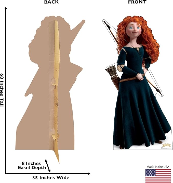 Cardboard People Merida Life Size Cardboard Cutout Standup - Disney Pixar's Brave