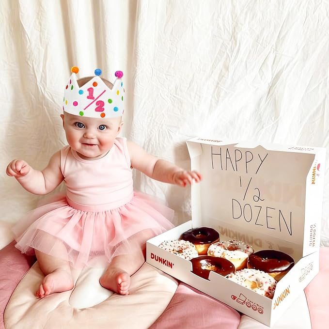 Personalized Hand Embroidered Birthday Hats Unique Happy Birthday Crowns Cute Party Hat for Boy Girl Fit All Ages
