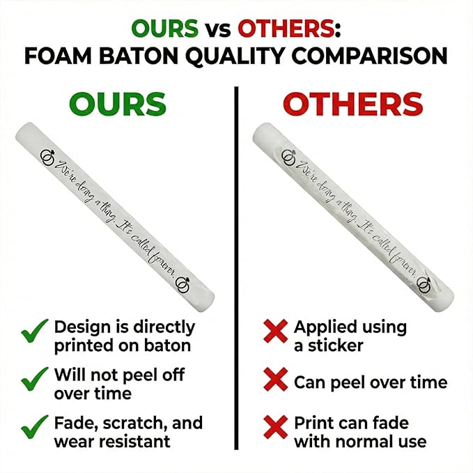 LED 3 Color Foam Sticks Forever Holiday Party Batons Wand for Wedding, Birthdays, Quinceanera, Sweet 16, DJ, Concerts, Festivals, Bulk Party Favors (12)