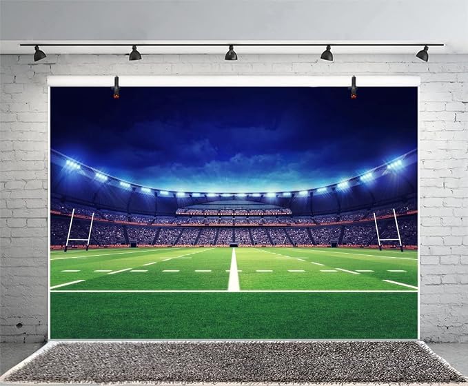 Football Photography Backdrops - Photo Background - Yeele 15x10ft Sports Game Stadium Backdrop Pictures Newborn Boy Children Photo Booth Shooting Family Photographic Studio Props