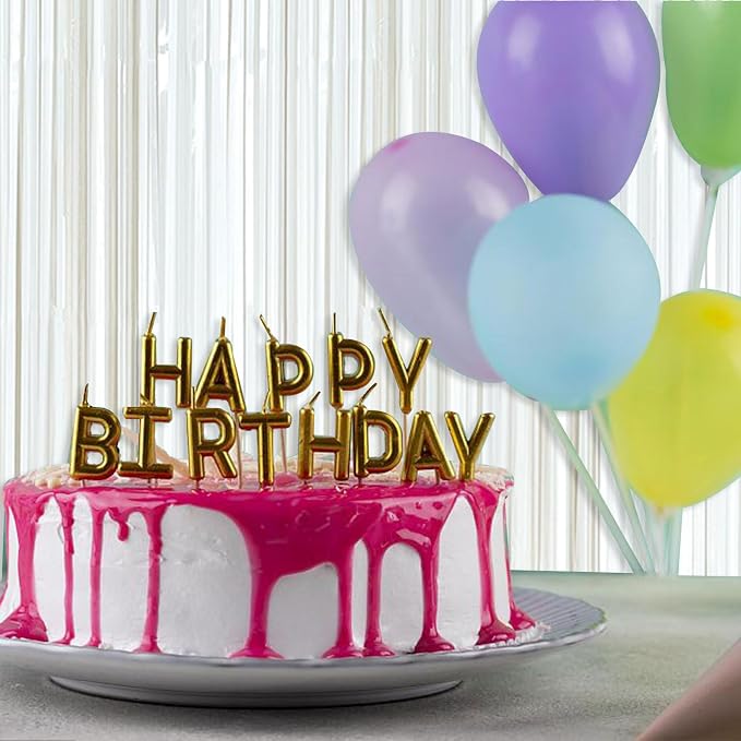 White Party Streamers Foil Fringe Backdrop Curtains Tinsel Streamers Birthday Party Decorations Fringe Backdrop for Birthday Party Graduation Bridal Shower