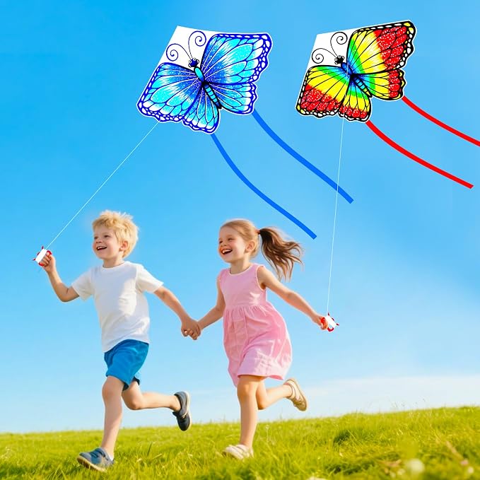 YongnKids Kite for Kids Easy to Fly - Kites for Kids Girls Boys Adults Easy to Fly, Perfect for Easter Birthday Gift Idea Beach Trip Park Family Activities Outdoor Games