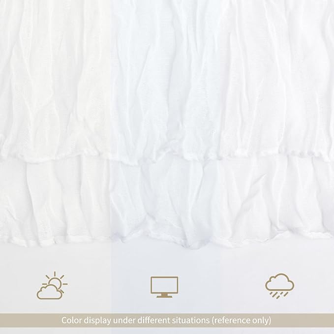 24 Pack White Table Runner 10Ft Cheesecloth Table Runner Rustic Gauze Table Runners Romantic Long Sheer Fabric Cheese Cloth Table Runners for Wedding Party Bridal Baby Shower