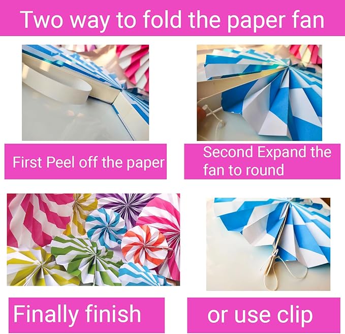 9Pcs Candyland Party Decorations Candy Paper Fans Hanging Background Wall Lollipop Candy Fans for Garland Ceilings Classroom Decoration Wedding Candyland Themed Birthday Party Supplies