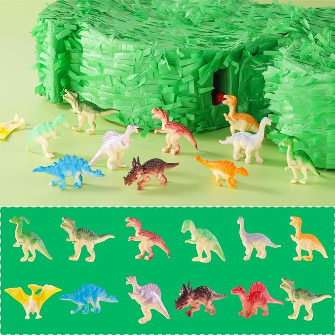 VINTS Dinosaur Pinata,Kids Dino Piñata with Blindfold, Dinosaur Themed Party Decor,Perfect for School Parties, Birthday Parties (16.93 × 12.6× 3.15in)