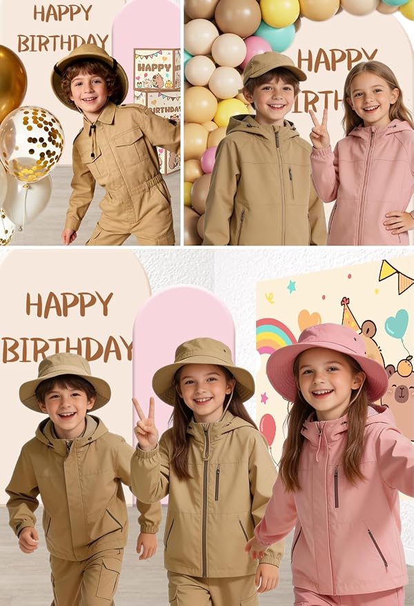 287 Pcs Capybara Birthday Decorations, Worry-Free One-Stop Set Serves 25 Guests, with Capybara Balloons Arch Kit, Backdrop, Thick Plates, and Cake Toppers, Easy Setup for Capybara Party Decorations