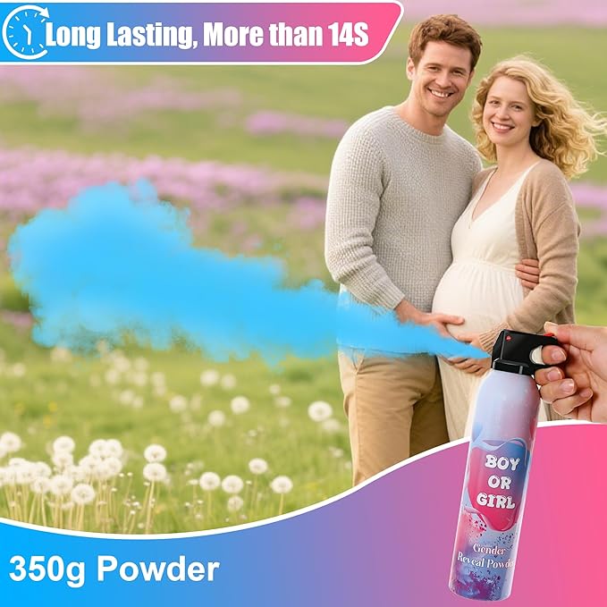 1 Pack Blue Gender Reveal Smoke Bomb for Baby Boy, Color Powder or Dust for Gender Announcement Idea, Baby Shower Decoration, Supply, Party, Photo Shoot