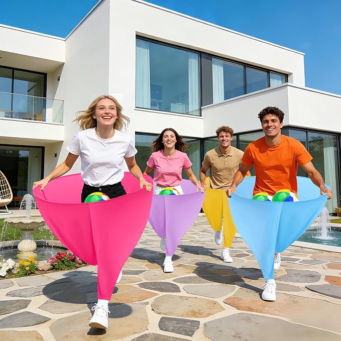 Granny Pants Yard Game Giant Granny Pants Outdoor Game Includes Bouncy Balls & Air Pumps Hilarious Outdoor Games for Adults and Family Backyard Gatherings Beach Games Team-Building Activities