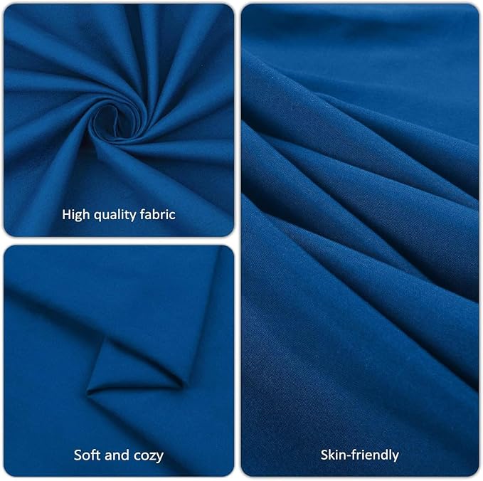 8 Pack Royal Blue Round Tablecloth 120 Inch Round Table Cloth, Wrinkle Resistant and Washable Tablecloth Polyester Fabric Table Cloth Round Table Cover for Dining Wedding Banquet Party