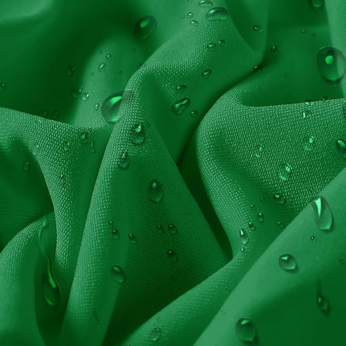 12 PCS Christmas Waterproof Stretch Spandex Folding Chair Covers, Dining Room Chair Slipcovers Protector for Wedding, Banquet, Party, Holidays, Celebration and Decoration（Emerald）