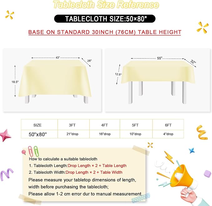 MoKoHouse Gold Sequin Tablecloth Rectangle 50" x 80" Glitter Table Cloth Sparkly Fabric for Halloween Birthday Parties Cake Dessert Table Decorations