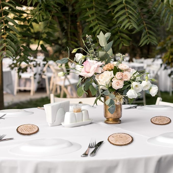 Hushee 200 Pcs Wedding Favors for Guests Natural Cork Coasters Bulk with Organza Bags Rustic Wedding Favors Souvenirs Thank You for Celebrating with Us Return Gifts Bridal Shower Party Decorations