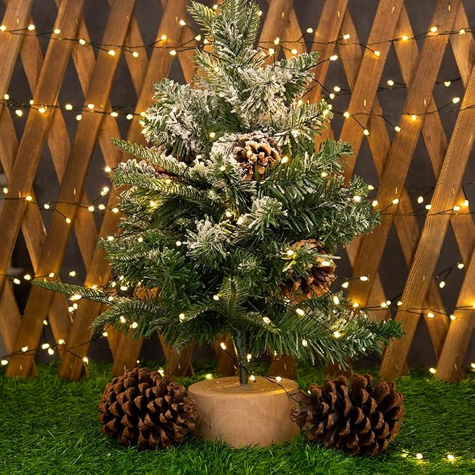 Firecracker Fairy Lights Plug in,20ft 200LEDs Green Wire Cluster String Lights,Waterproof 8 Modes Remote Twinkle Light for Outdoor Indoor Garden Bedroom Christmas Tree Holiday,Warm White