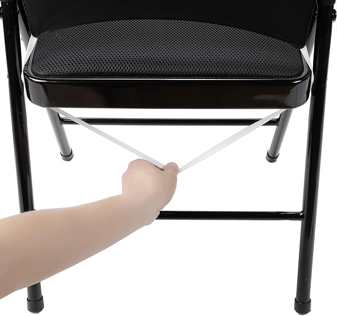 Peomeise Stretch Spandex Folding Chair Cover for Wedding Party Dining Banquet Event (25, Ivory)